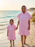 Mommy & me pink matching towel one size