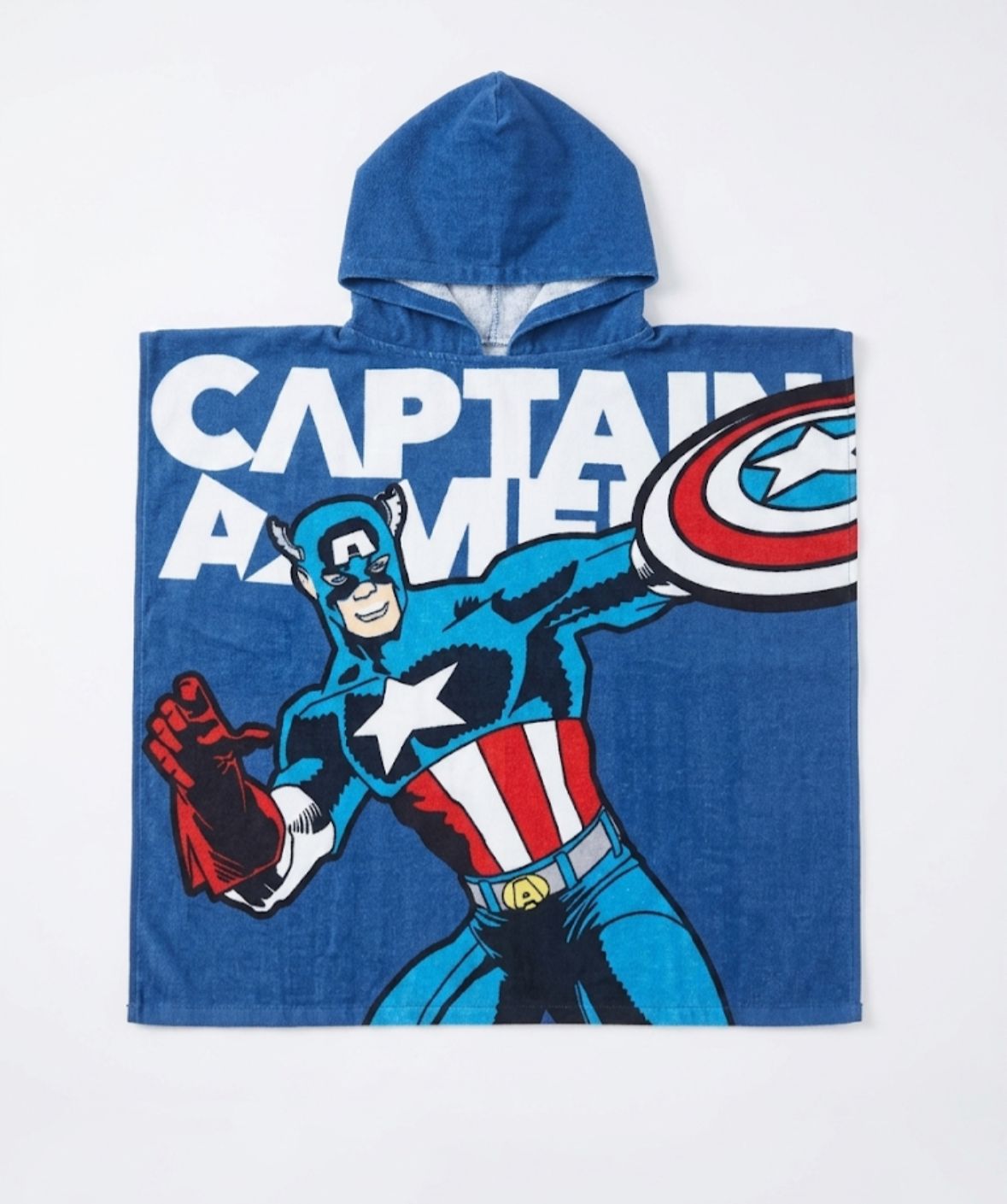 Captain America boys poncho