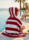 Horizontal lines Poncho